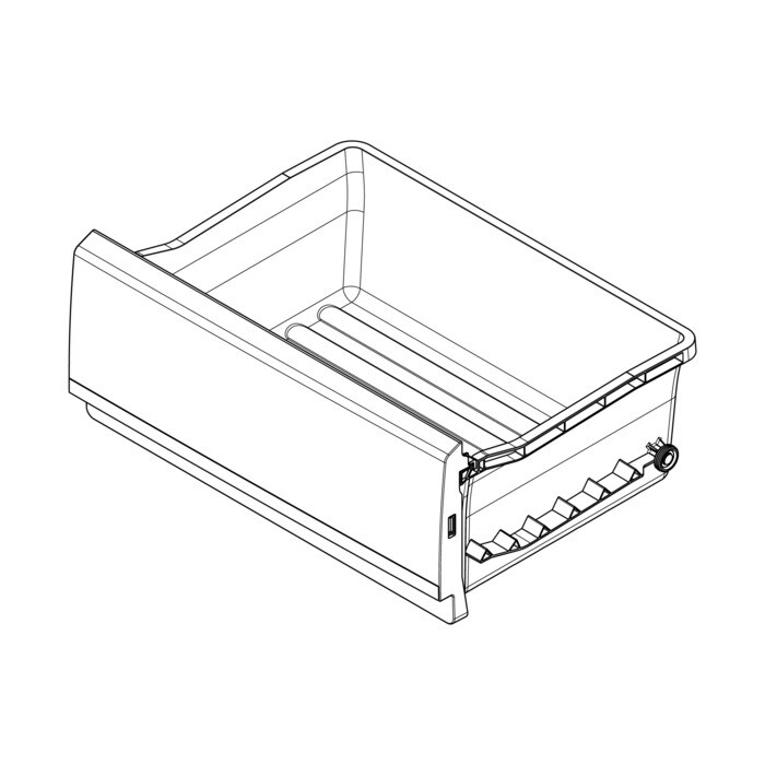AEG Electrolux 140047692037 Gemüsefach - Bac à légumes,complet,imprimé,