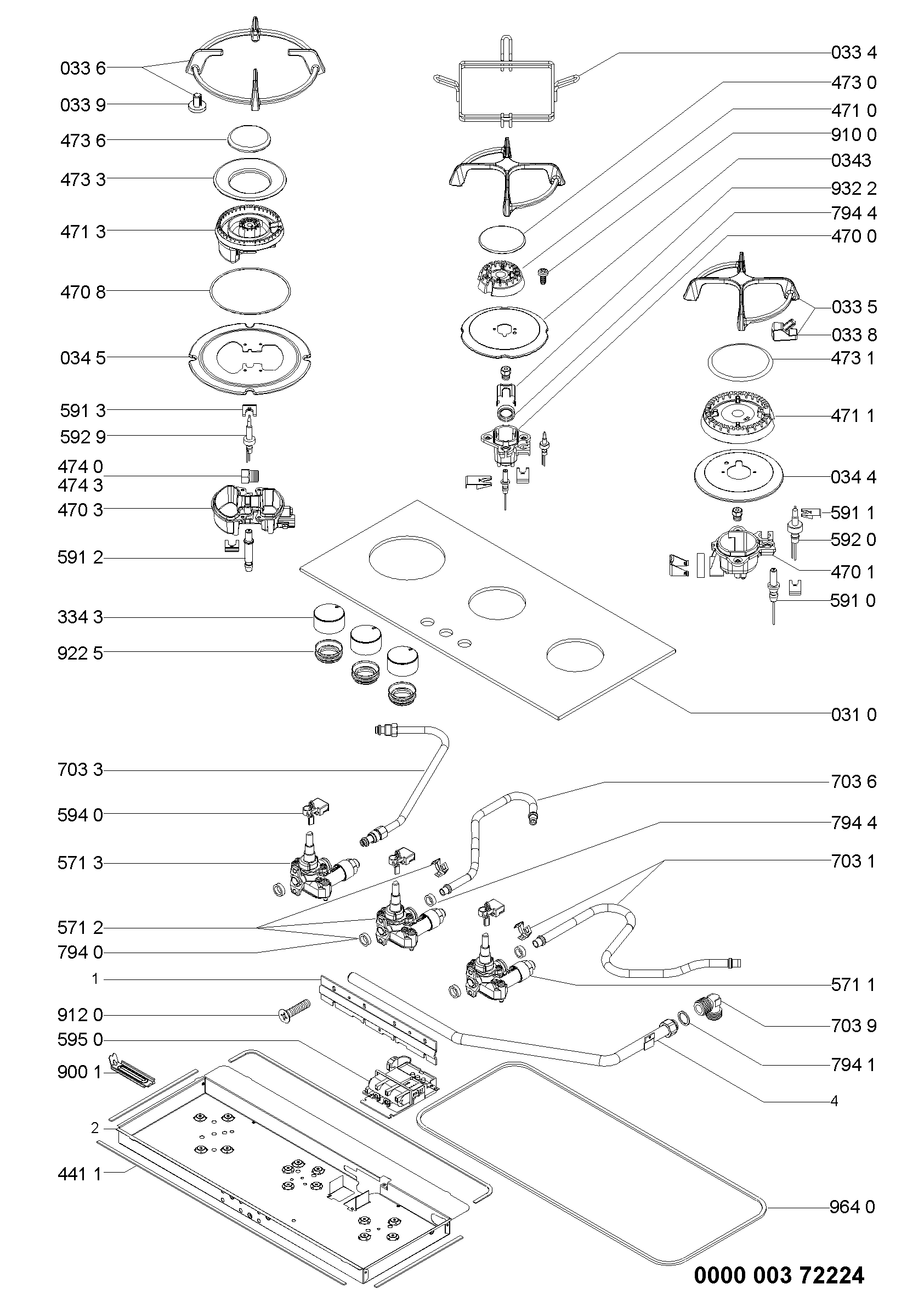 Explosionszeichnung Ikea 857939029001 HBN G710 B Explosionszeichnung Ikea 857939029001 HBN G710 B