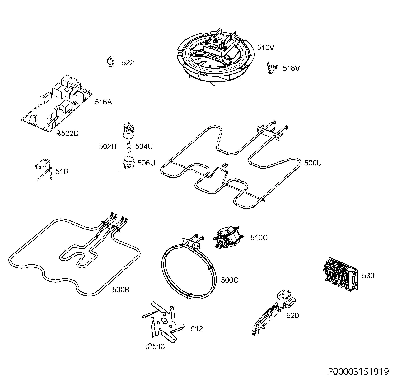 Explosionszeichnung Ikea 94949980502 SMAKSAK 30413122 Explosionszeichnung Ikea 94949980502 SMAKSAK 30413122