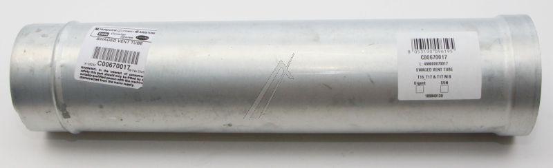 Whirlpool Indesit 488000670017 Rohrverbinder - C00670017 swaged vent tube