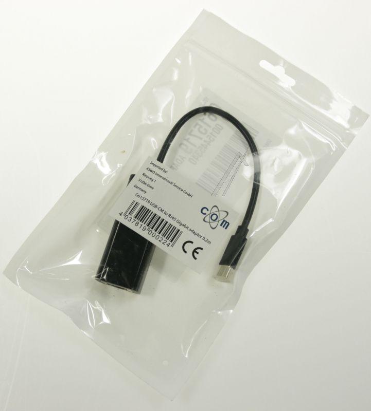 COM USB-Adapter - Netzwerk adapter, usb-c (3.1) stecker / rj45 buchse, 10/100/1000mbps