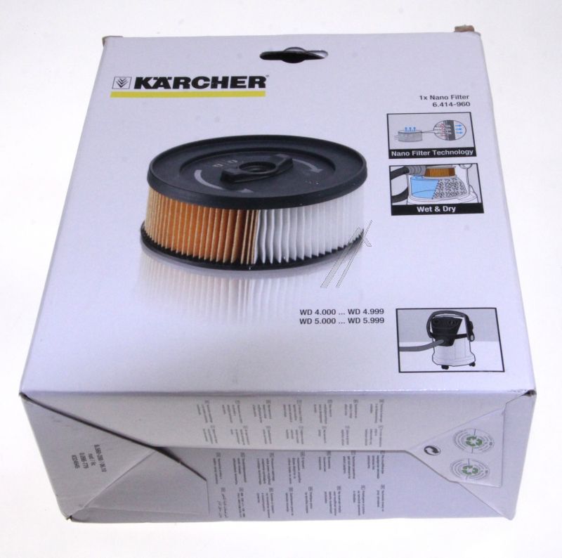 Kärcher 64149600 Staubsaugerfilter - Patronenfilter nano