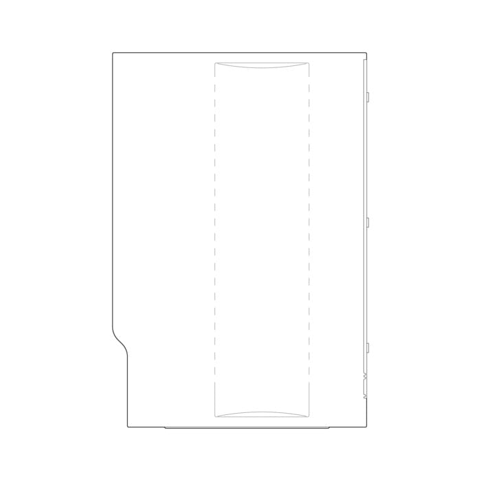 AEG Electrolux 1463508315 Gehäuse Seitenteil - Side panel,left,white,546.5x80