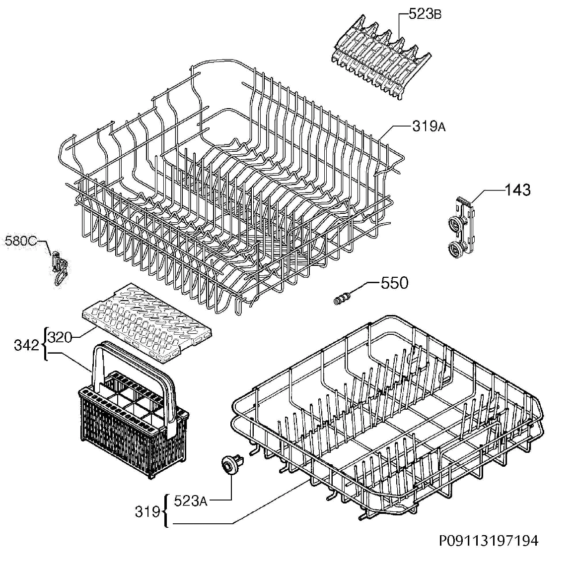 Explosionszeichnung Ikea 91153915101 LAGAN Explosionszeichnung Ikea 91153915101 LAGAN