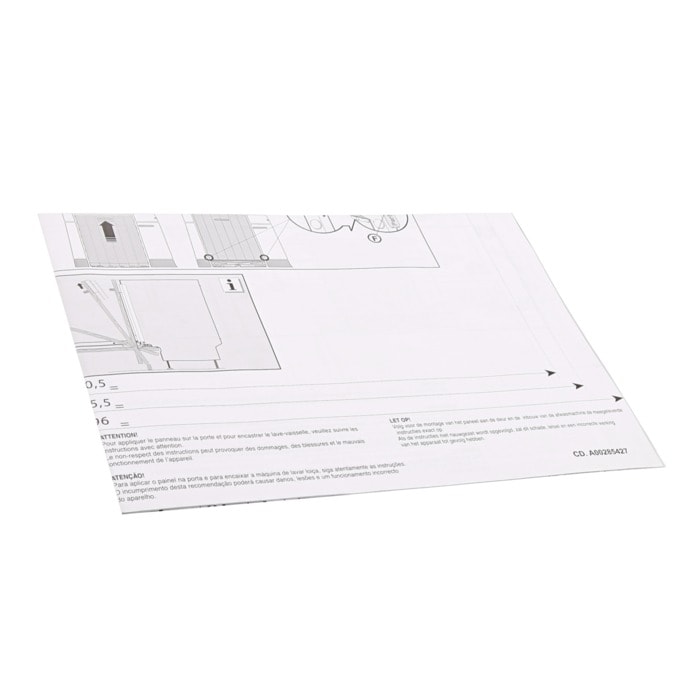 AEG Electrolux 140002854168 Schablone - Schablone,bündig