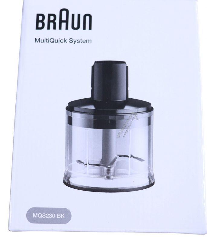 Braun AX22110050 Zerkleinerer - Mqs230bk zerkleinerer 500ml für passend für braun stabmixer typ 4200, hb 701, hb 901,