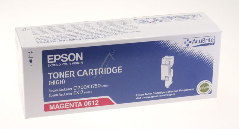 Epson C13S050612 Tonerkartusche - S050612 tonerkartusche, magenta, 1,4k