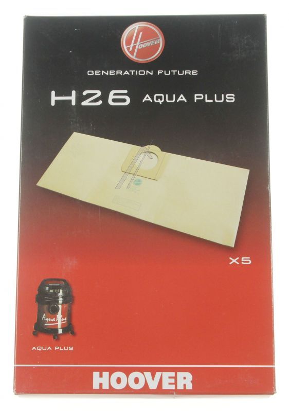 Candy Hoover 09177445 Staubsaugerbeutel - H26 papier-staubbeutel 5 stück