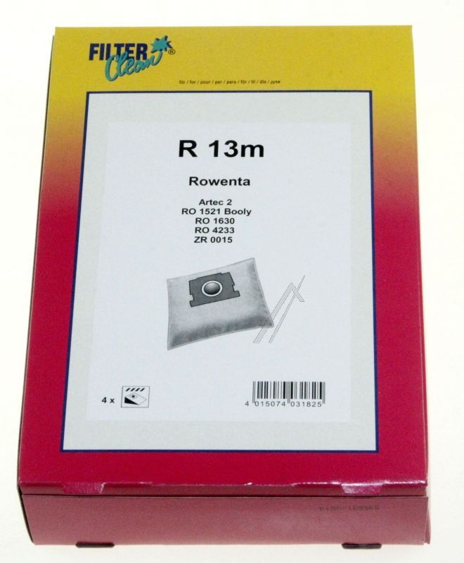Filter Clean FL0754K Staubsaugerbeutel - R13m fl0754-k staubsaugerbeutel 4+0