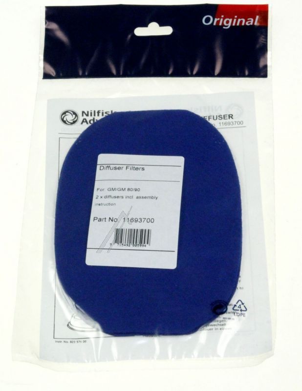 Nilfisk 11693700 Stoffilter - Filter diffusor