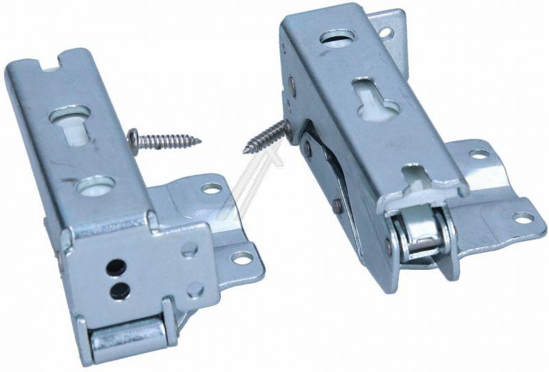 Scharnier Set 00481147 für Kühlschrank 2 Stk Flachscharnier oben unten wie Bosch Siemens 430332 Ersatzteil