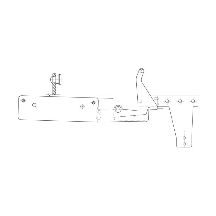 AEG Electrolux 1551301102 - Türscharnier,rechts