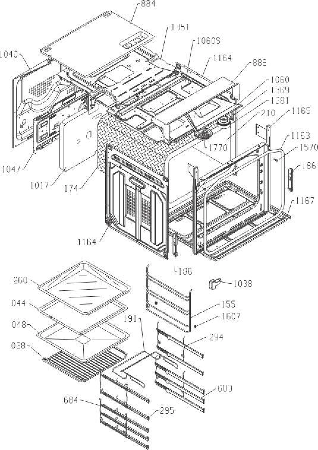Explosionszeichnung Gorenje 732868 BCPI637TXOT