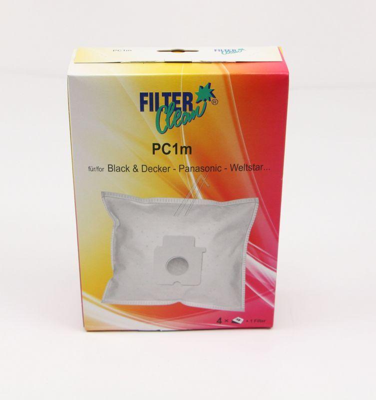 Filter Clean FL0021K Staubsaugerbeutel - Pc1m micromax beutel 4 stück