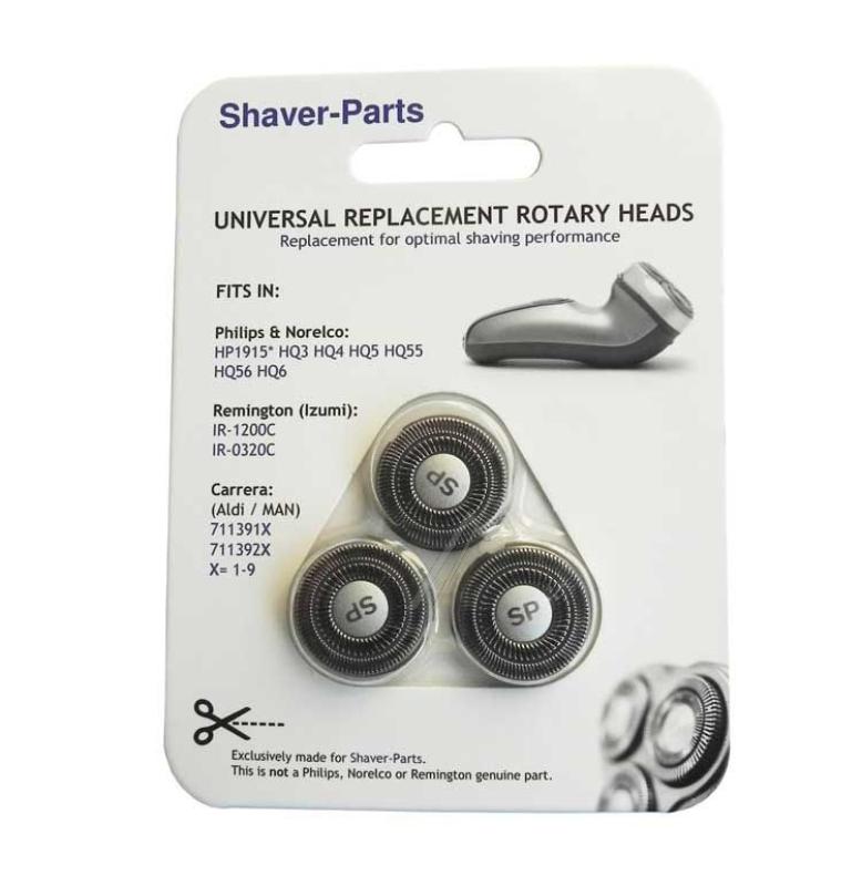 Scherkopf für Rasierer HQ3 HQ4 HQ5 HQ55 HQ56 HQ6 wie Philips Remington Ersatzteil