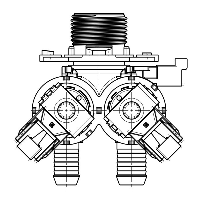 AEG Electrolux 8074876429 - électrovanne,2 voies,3%