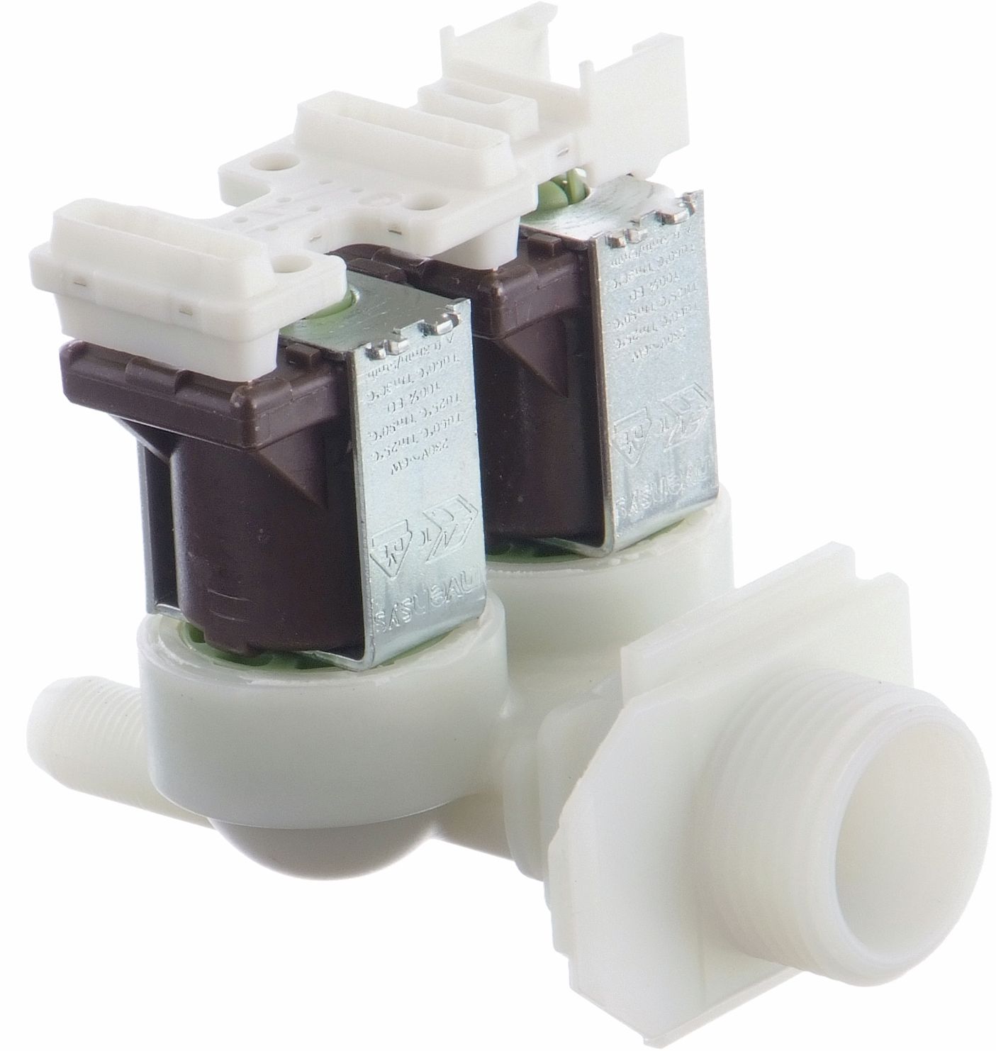 Magnetventil 00428211 Bosch Siemens für Waschmaschine 2 Stück Ersatzteil