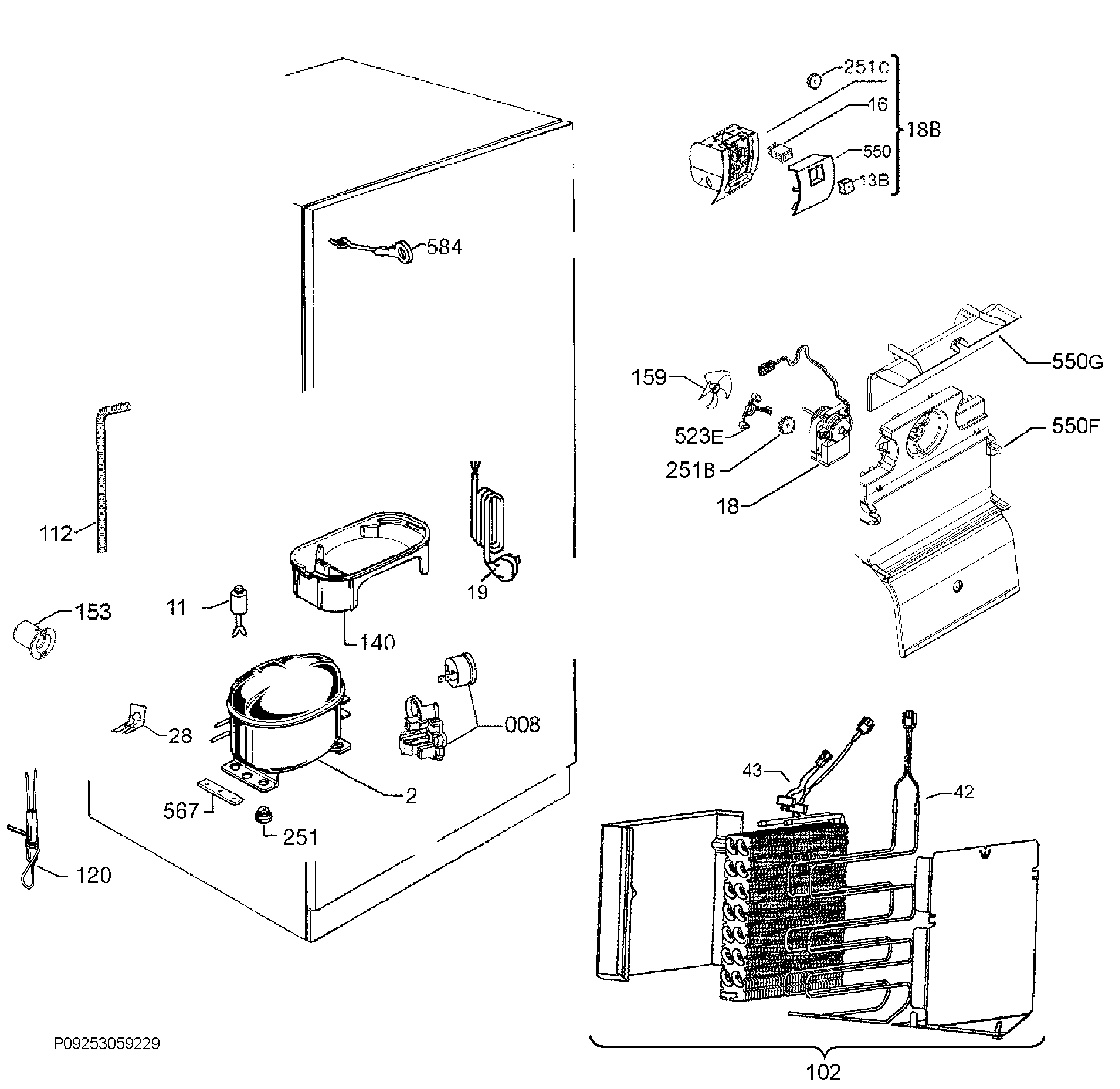 Explosionszeichnung Ikea 92505430800 KYLD Explosionszeichnung Ikea 92505430800 KYLD