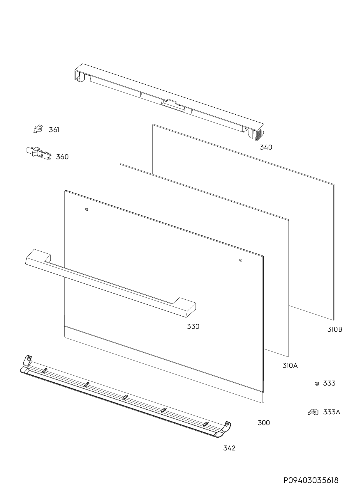 Explosionszeichnung AEG 94794151800 EKI64409SW
