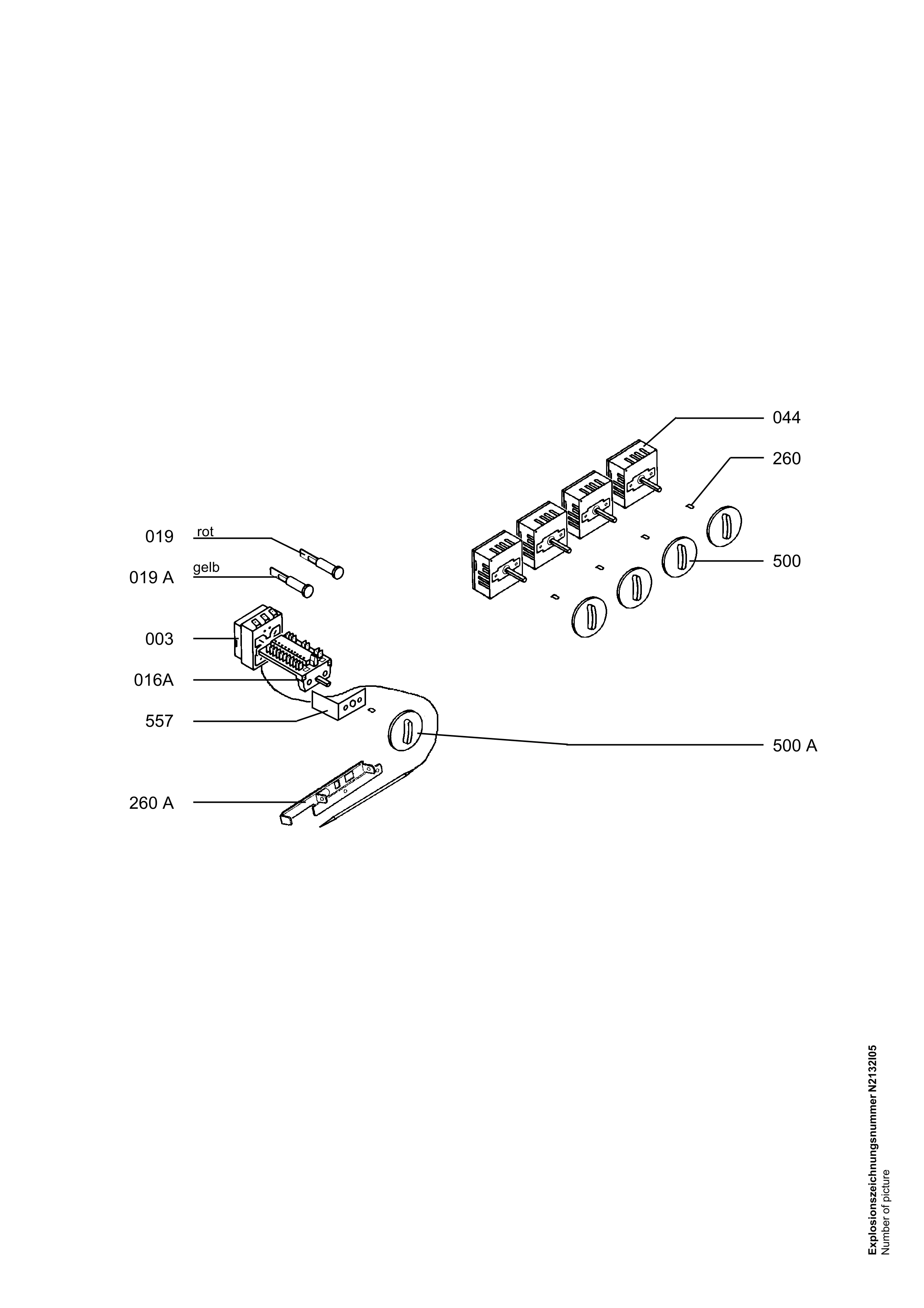 Explosionszeichnung AEG 94031662800 CE10002-1-M1
