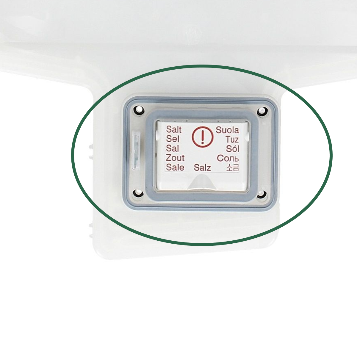 Dichtung für Salzfach Deckel wie Miele 6179290 für Spülmaschine
