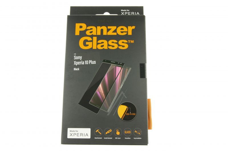 Panzerglass 7627 Display-Schutzfolie - Displayschutzglas für passend für sony xperia 10 plus, black