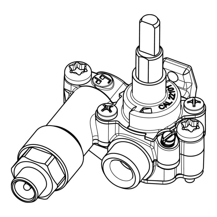 AEG Electrolux 3577306503 Hahn - Gashahn,schnell,brenner,d=0,45