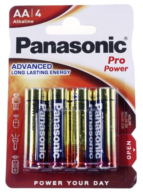 Panasonic LR6PPG4BP Mignonzelle 1,5V - Lr06 lr6ppg/4bp pro power alkali batterie aa 1,5v 4er blister