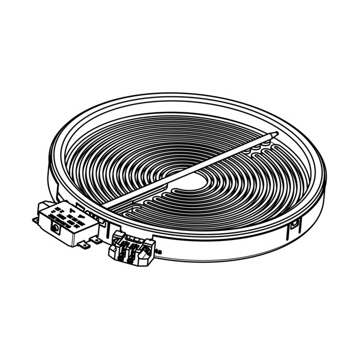 AEG Electrolux 3740640234 Strahlenheizkörper - Strahlungsheizer,d210/120