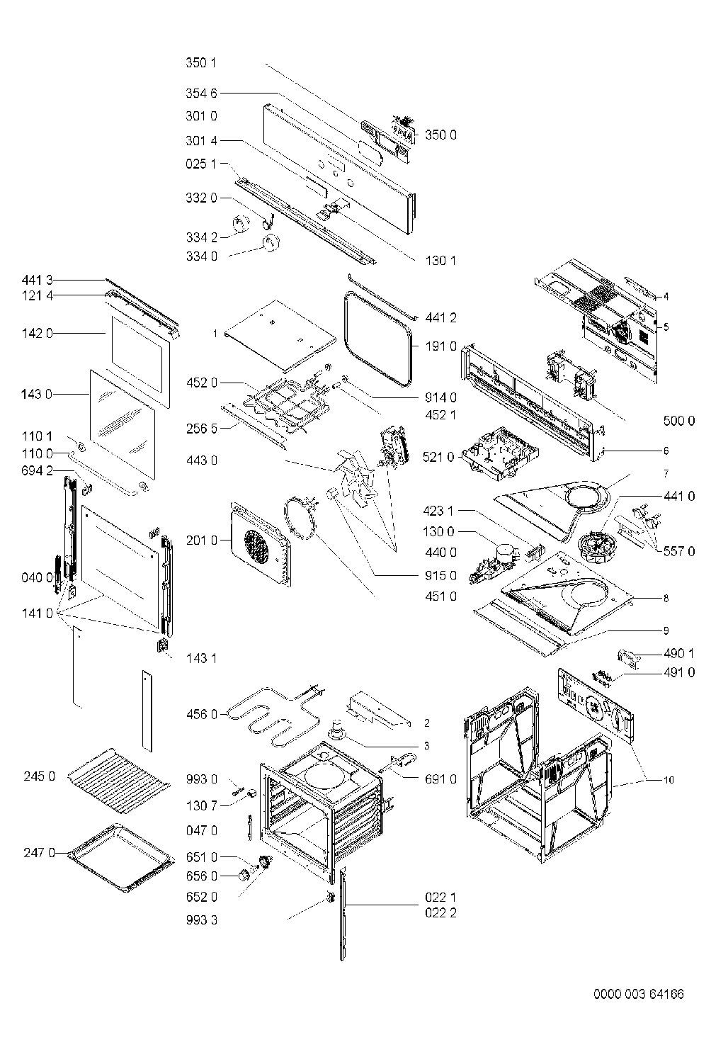 Explosionszeichnung Ikea 854188001010 OBI C31 S