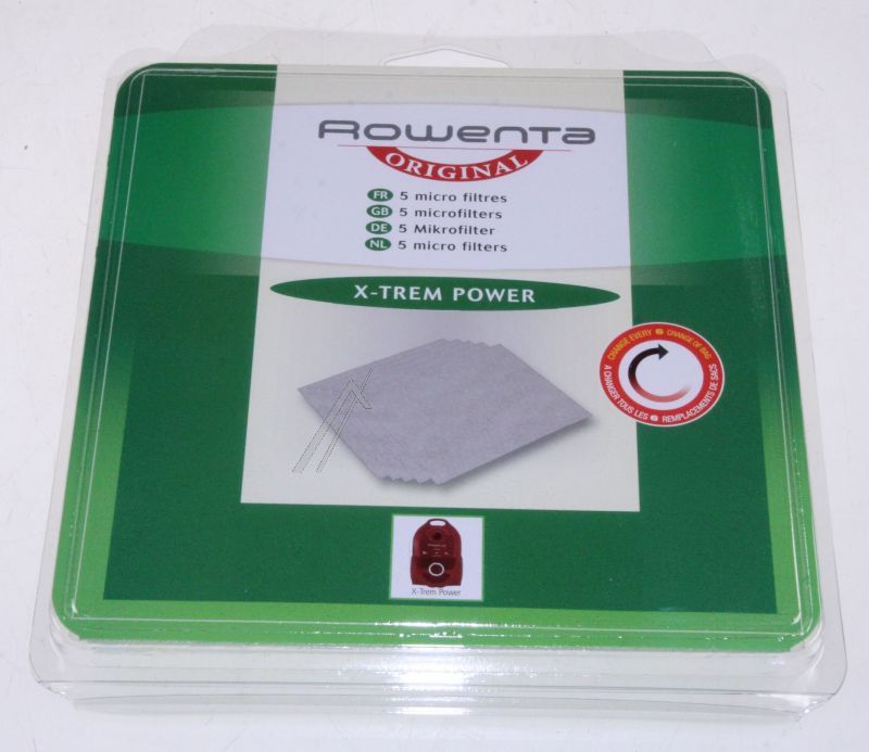 SEB ZR002501 Staubsaugerfilter - 5 microfiltre x-trem power