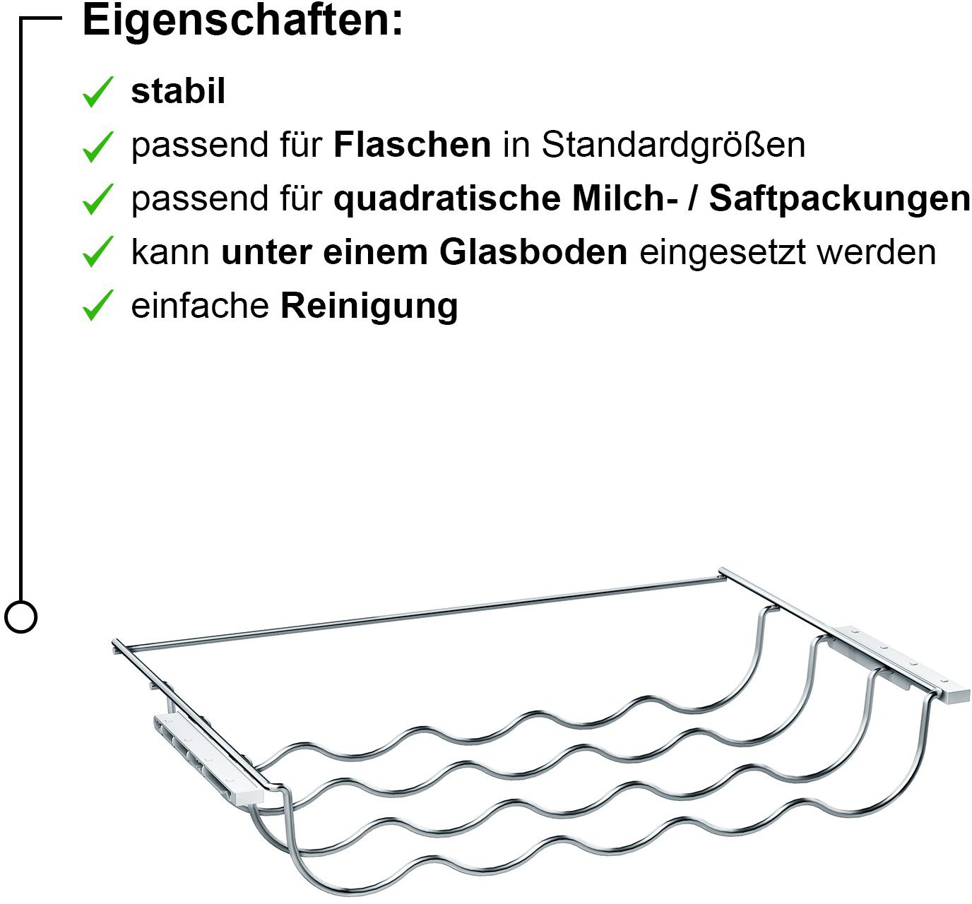 Bosch Siemens Flaschenregal 00747507 für Kühlschrank Flaschenhalter Ersatzteil