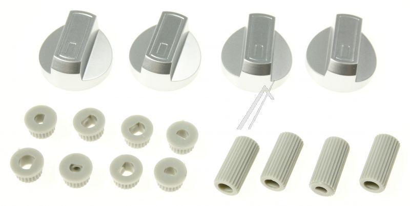 COM - Passend für universal knebel satz für gasherde silber/grau