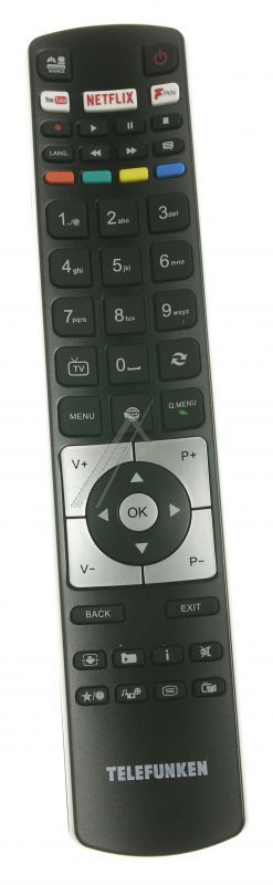 Vestel 23511265 - R/c 5118f fernbedienung passend für telefunken (grau/s)(schwarz/p