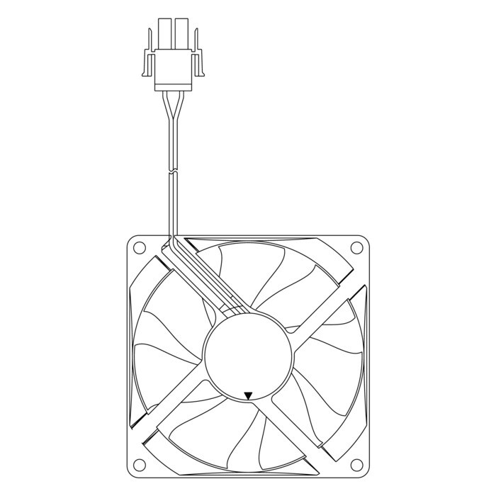 AEG Electrolux 2425769029 Lüfter - Wywietrznik,dac,rpm-1600, 12v