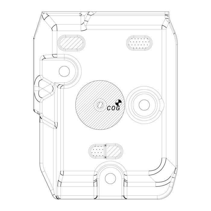 AEG Electrolux 140052633017 Gewicht - Gegengewicht,kopfteil,13.2kg,p