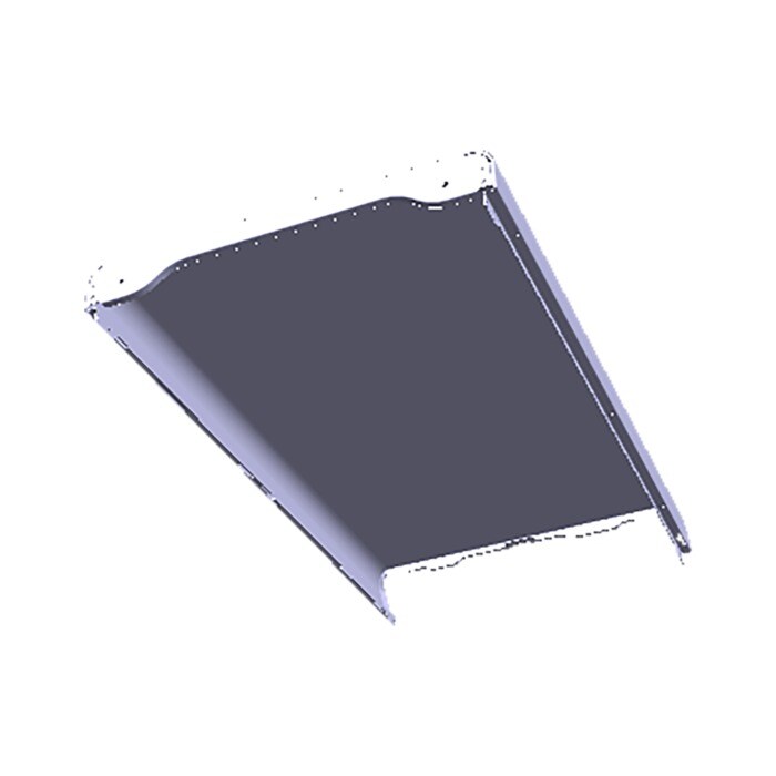 AEG Electrolux 1468574452 Frontblende - Panneau avant,blanc,idb