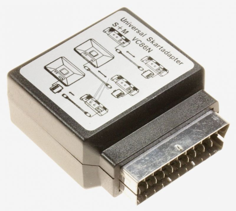 COM - Scartadapter 1xscartst/6pol-din/aufn+wiederg.rec