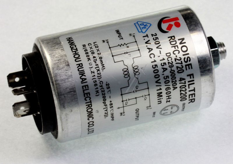 Samsung DC2900020A Entstörfilter - Filter emi,rdfc-2720,volga bldc pjt,250v Samsung DC2900020A Entstörfilter - Filter emi,rdfc-2720,volga bldc pjt,250v