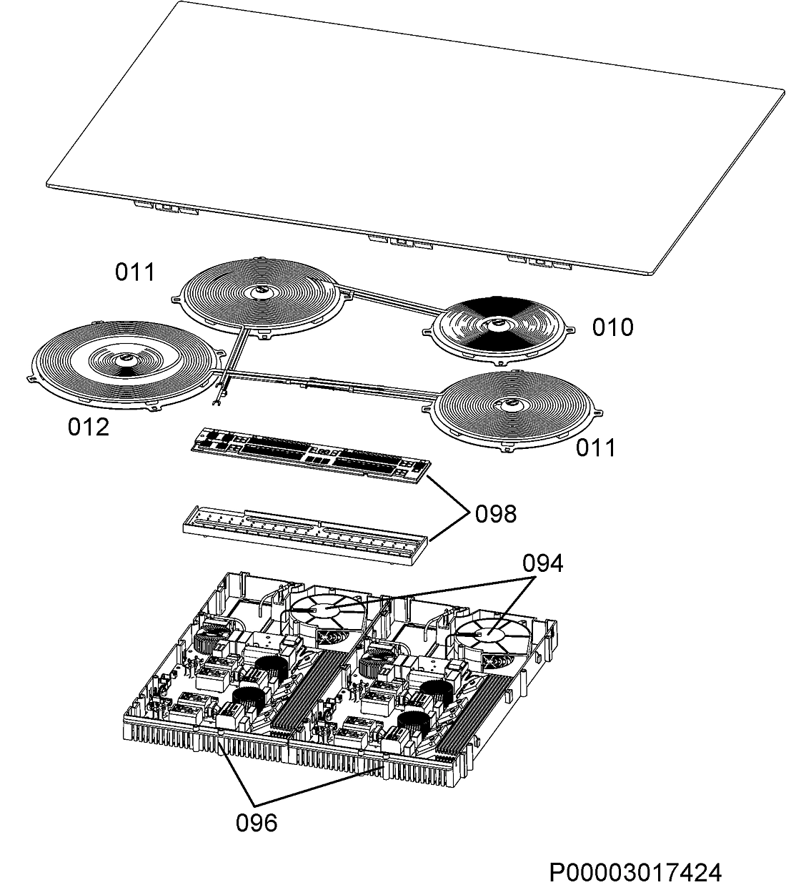 Explosionszeichnung Ikea 94959339300 FHIN4S CA0