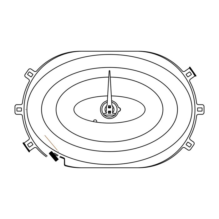 AEG Electrolux 3572430514 Kochplatte - Spule, induktion,,ellipse