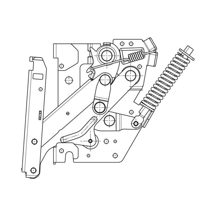 AEG Electrolux 5614549029 Türscharnier - Scharnier,,rechts