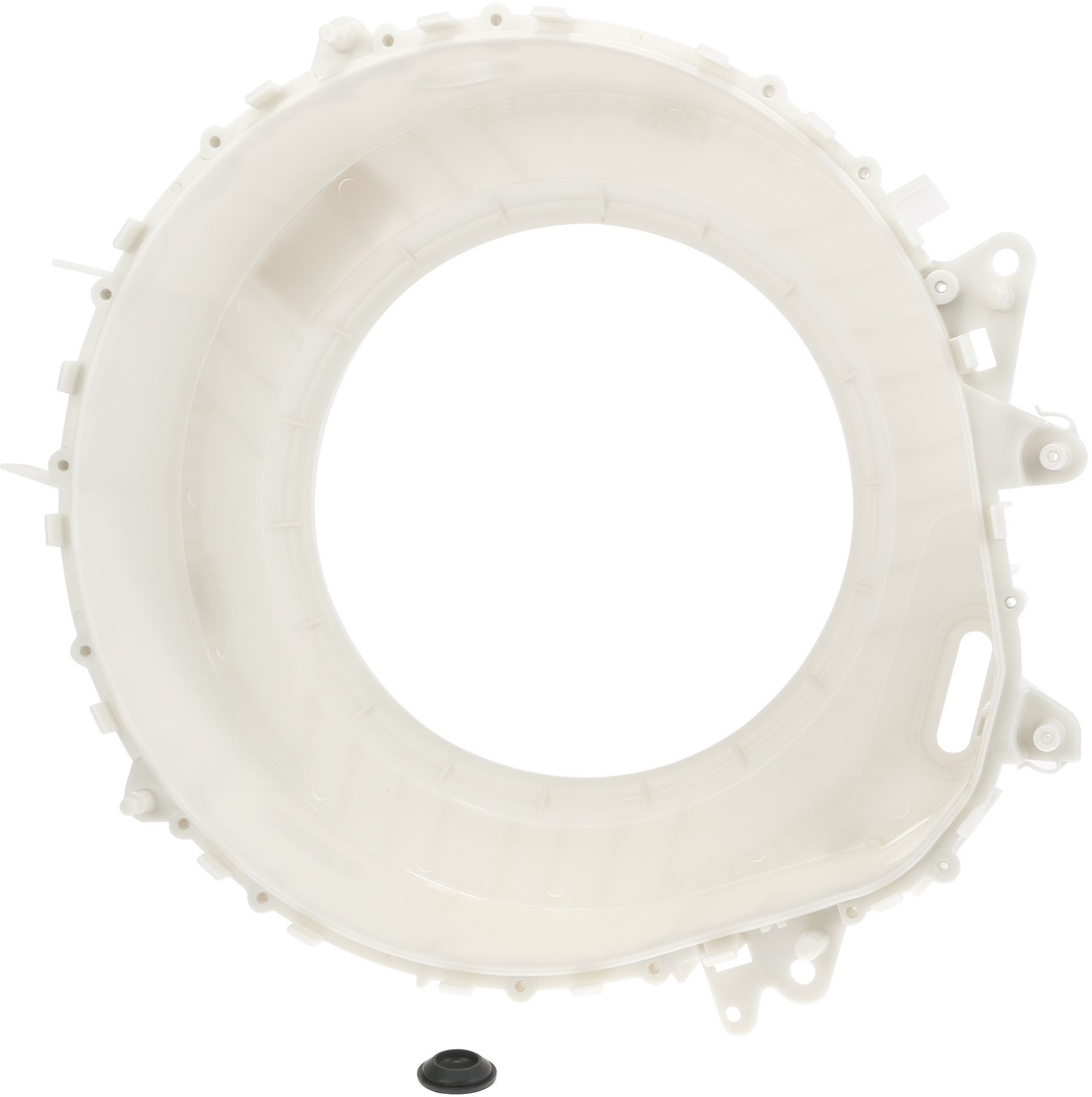 BSH Bosch Siemens 00217424 Bottichoberteil - Laugenbehälter mit loch + blindstopfen 036071 BSH Bosch Siemens 00217424 Bottichoberteil - Laugenbehälter mit loch + blindstopfen 036071