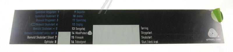 Arcelik Grundig Beko 2968749016 Schalterblende - Pc einlage (dan) Arcelik Grundig Beko 2968749016 Schalterblende - Pc einlage (dan)
