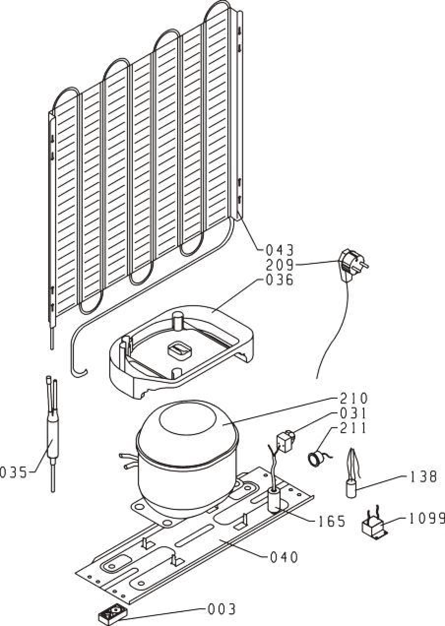 Explosionszeichnung Gorenje 118613 KR13 Explosionszeichnung Gorenje 118613 KR13