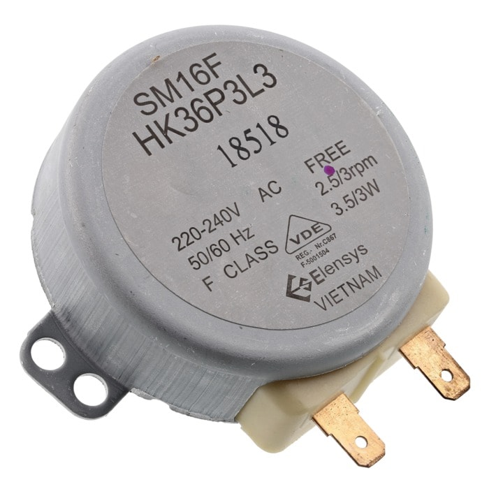 AEG Electrolux 50293713009 Drehtellermotor - Sm16f-hk36p3l3 motor van draaitafel,met,as,pl