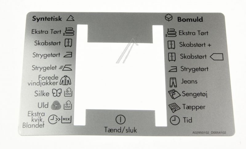 AEG Electrolux 140029501024 Blende - Blende,knebel,selbstklebend,da
