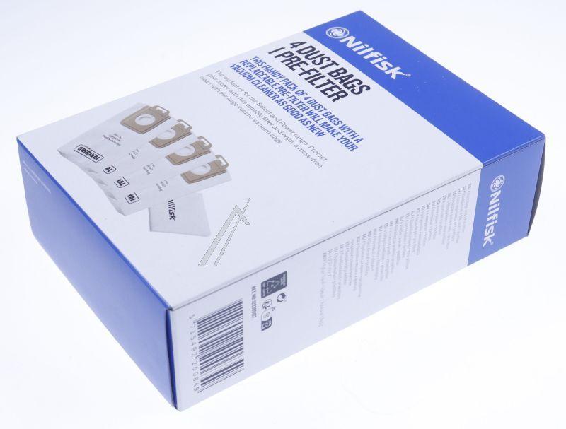 Nilfisk 128389187 Staubsaugerbeutel - Staubbeutel 4x passend für nilfisk