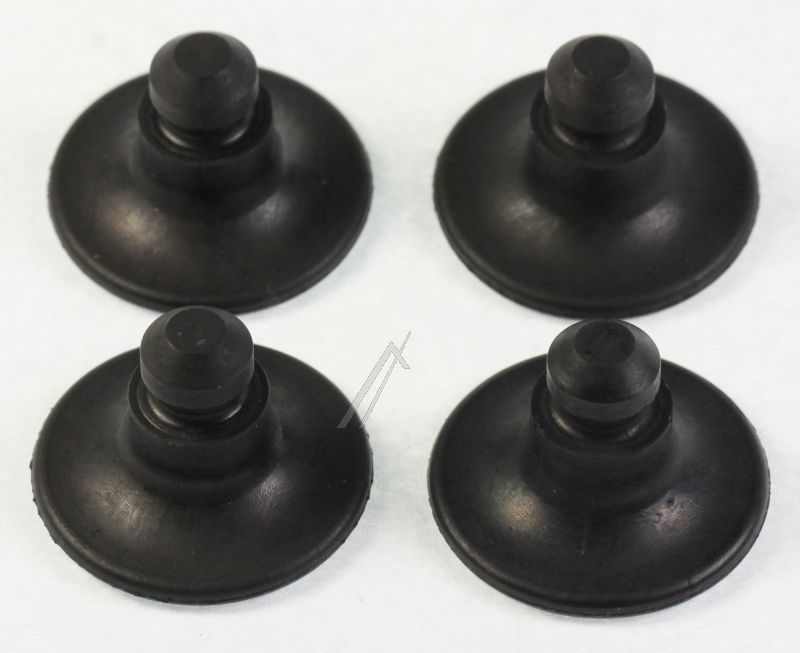 Delonghi KW714939 - Fuss - schwarz (pack 4)