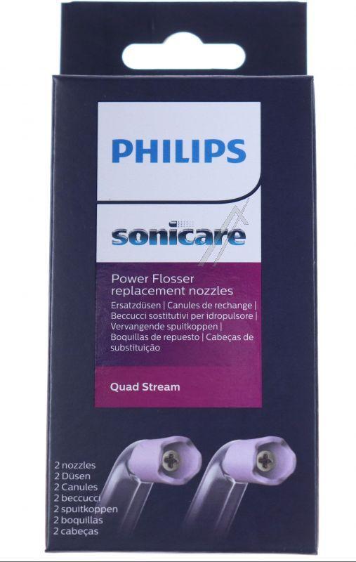 Philips HX306200 Düsenaufsatz für Munddusche - F3 hx3062/00 sonicare quad stream power flosser ersatzdüsen, 2 stück